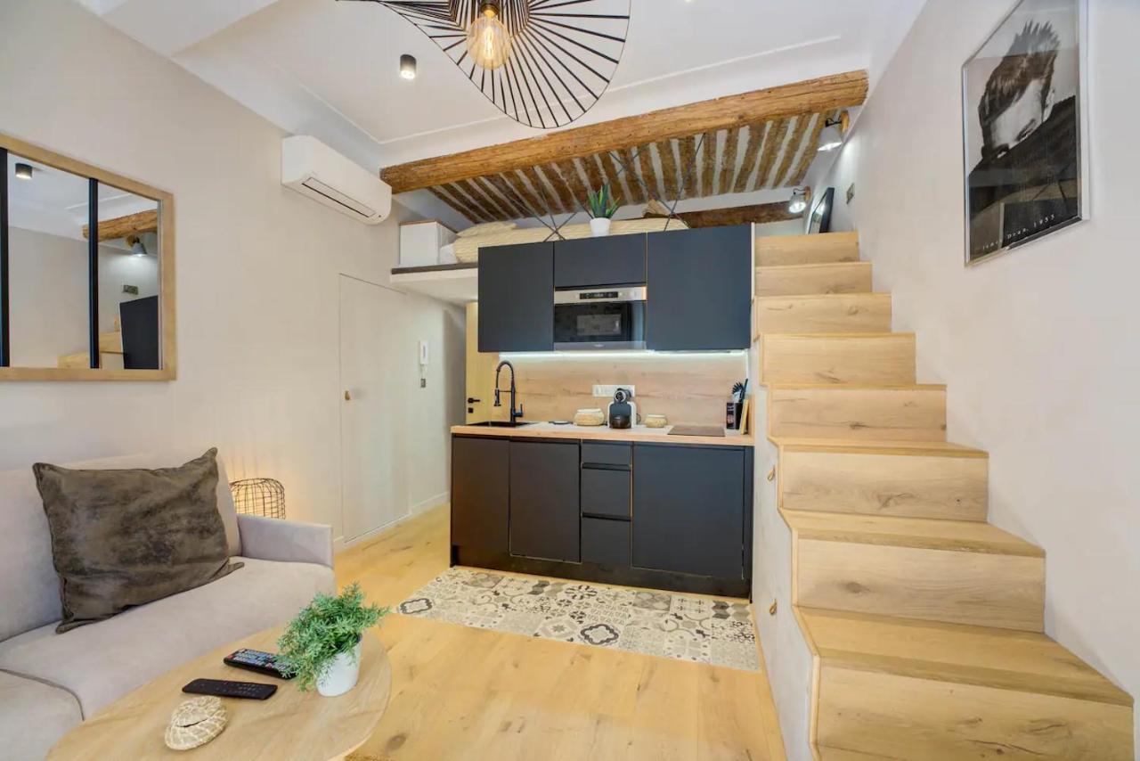 Duplex Studio Apt Mezzanine Near Shops & Cafes Apartamento Antibes Exterior foto